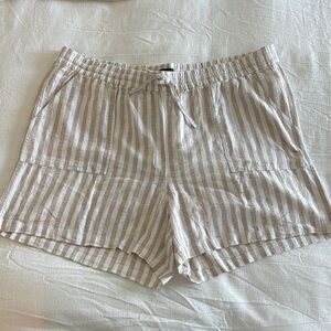 J. Crew Linen Striped Women's Shorts